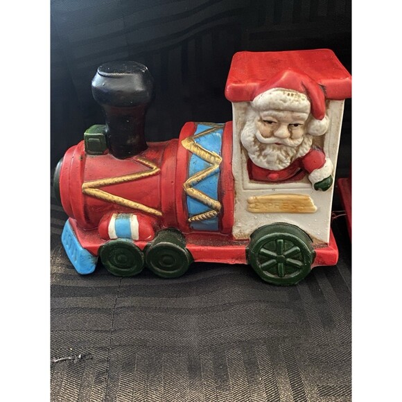 Vintage House of Lloyd Christmas Around the World 4 Pc Ceramic Train - Picture 2 of 12